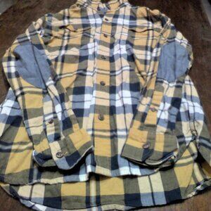 Boy's L  Gap kids long-sleeved flannel button-down